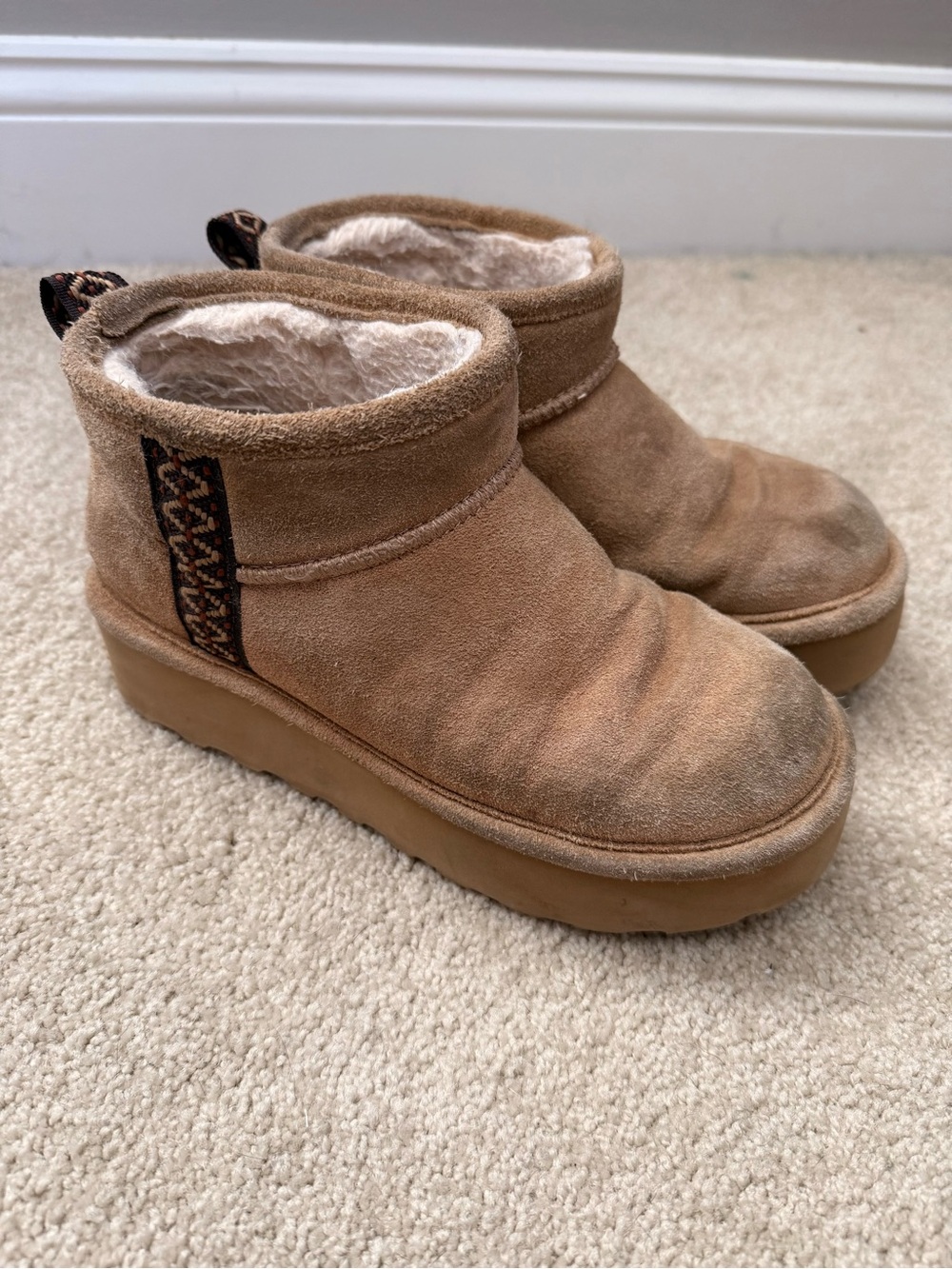 Girl’s Tan Suede Shearling-Lined Ankle Boot | BearPaw